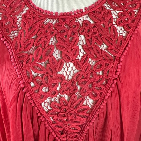 Free People Sunshine Of Love Mini Dress in Blended Berry Wine NWT Size Small - Picture 7 of 17
